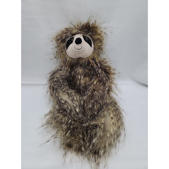 Jellycat London Cyril The Sloth Plush Fluffy Long Hair Shaggy Stuffed Animal 16" - Picture 1 of 7